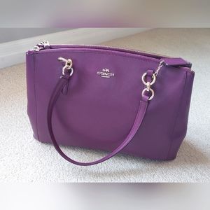Coach classic purple crossbody bag